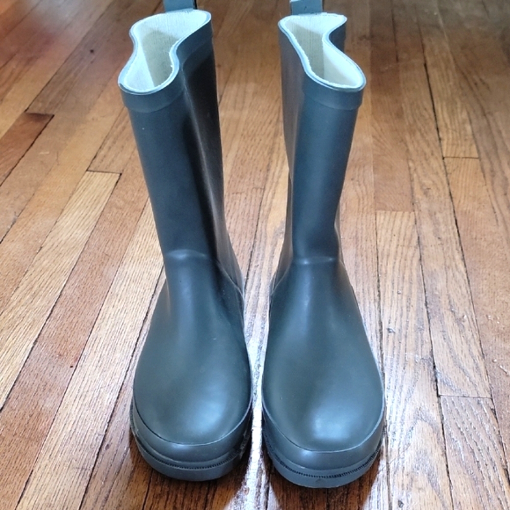 Western Chief Gray Camo Rubber Rain Chore Boots Youth